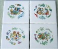 Ceramic Tile Mural Vegetables Ring