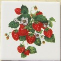 Ceramic Tile Strawberry