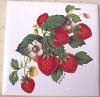 Ceramic Tile Strawberry