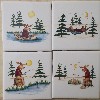 Ceramic Tile Mural Camping Moose