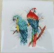 Ceramic Tile Tropical Birds parrots