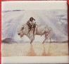 Ceramic Tile White Buffalo &amp; Indian Maid