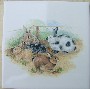 Ceramic Tile Farm Bunnies