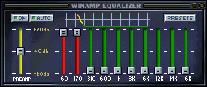 WinAmp EQ settings