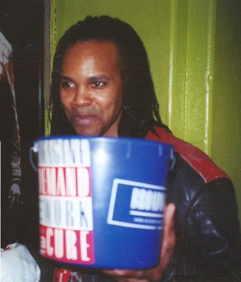 Darryl collecting for BCEFA (4-13-01)