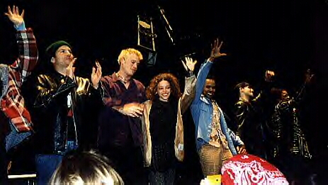 Curtain call at Marcy Harriell's last show(6-6-99)