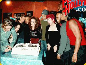  RENT @ the opening of the new Times Square Planet Hollywood (November �00)