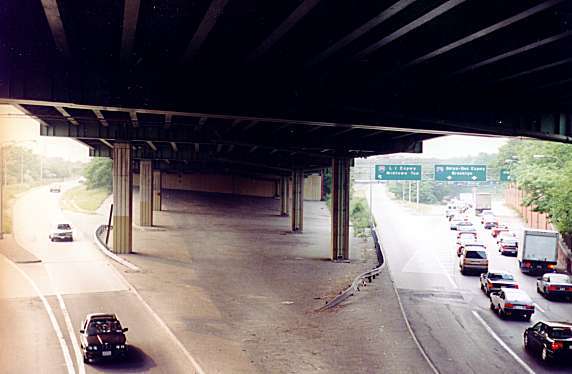 LIE westbound lower level heading for BQE