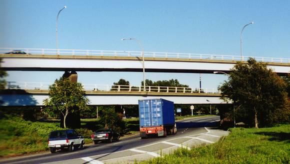 Nassau Expwy over So. Conduit Ramp to Belt