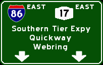 Quickway/Southern Tier Expwy Route 17/I-86 Webring