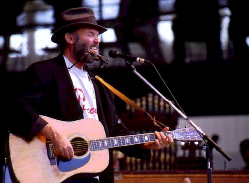 Neil Playing His Martin