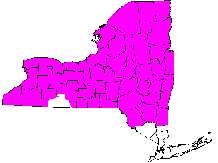 Northern Leopard Frog Range Map - NY