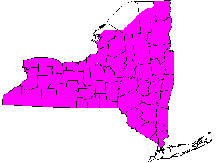 Spring Salamander Range Map- NY