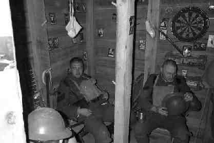 View inside our small bunker