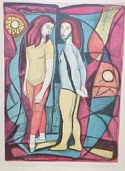 Two Dancers 20 1/2" x 15" eBay 3/3