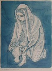 Rebecca at the Well by Irving Amen