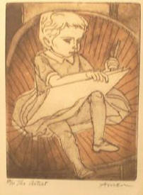 The Artist 1965 ed 90 eBay 4/03 Lithograph by Irving Amen