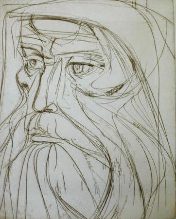 Ezekiel, 17 1/4 x 13 3/4 Ed 90 Sea Side Art