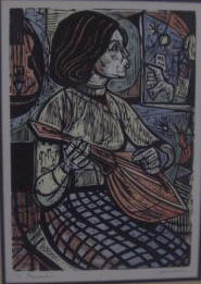 Mandolin 13 1/2 x 19 1/2