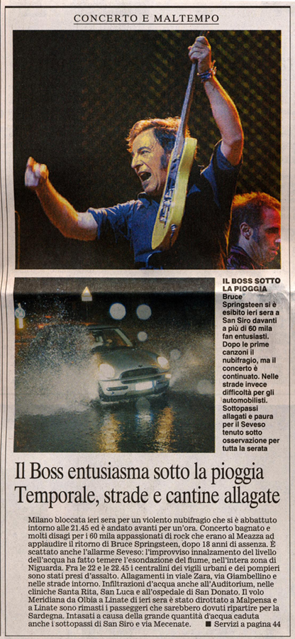 'Corriere Della Sera-Milan' June 29th 2003