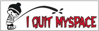 IQuitMyspace - Peeing on You
