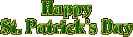Happy St Patrick's Day!
