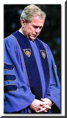 George W. Bush In Prayer