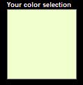 Your Color Selection