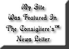 My Site Has Been Featured In The Consigliere's News Letter