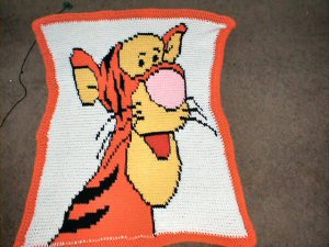 Dawn's completed afghan