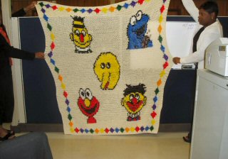 Miriam's completed afghan