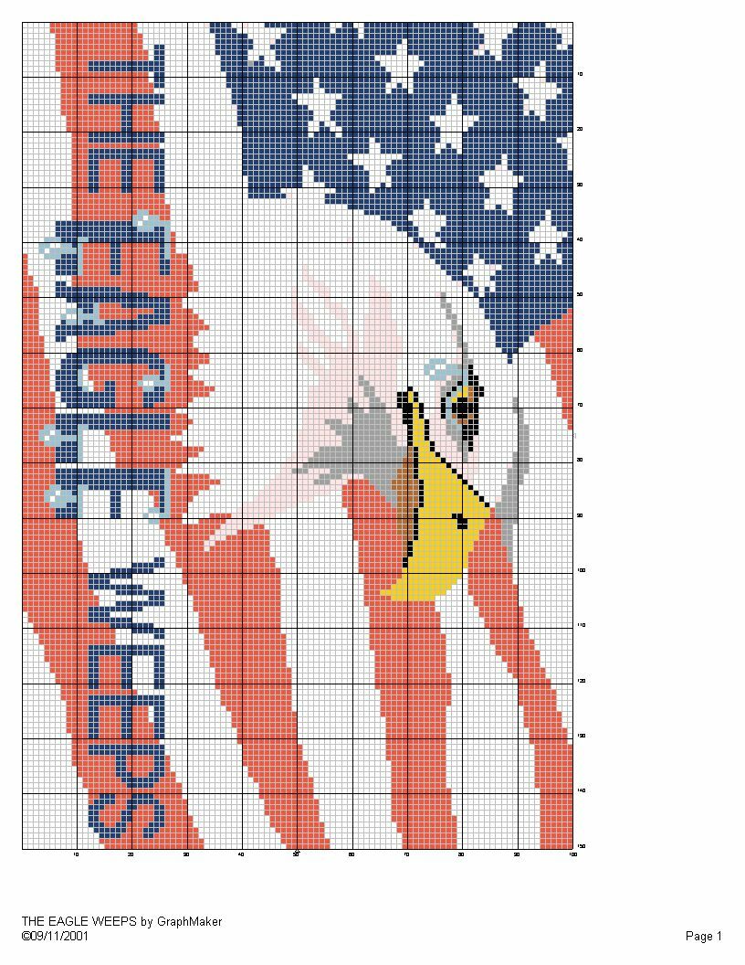Eagle Weeps Graph created by Debra Albright a.k.a. Crochetmama