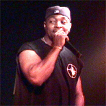 Chuck D of Public Enemy at Tramps, NYC, July 20 1999