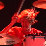 Taylor Hawkins of the Foo Fighters at the Y100 FEASTival, Philadelphia, Dec 3 1999
