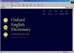 OED home page
