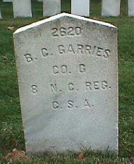 Headstone for Blout Caswell Garris