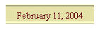February 11, 2004
