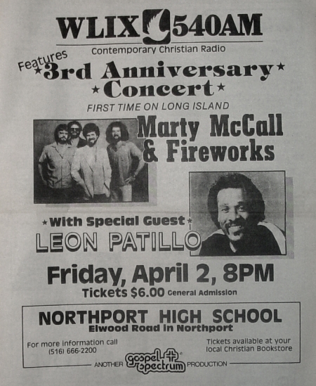 WLIX 1982 Concert Ad