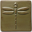 Arts & Crafts Dragonfly Clay Art Tile Click To Enlarge