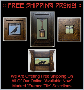 FREE SHIPPING On Our Available Now Marked Framed Tiles