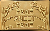 Home Sweet Home Lily Art Tile