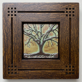 Live Oak Tree Framed Art Tile Click To Enlarge