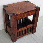 Arts & Crafts Table Mission Oak Magazine Stand