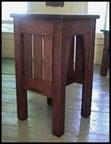 Arts & Crafts Table Mission Oak Stand