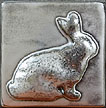 Rabbit Bunny Art Tile Click To Enlarge