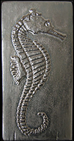 Seahorse Ocean Nautical Art Tile Click To Enlarge