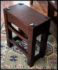 Arts & Crafts Tabouret Table Mission Oak Stand