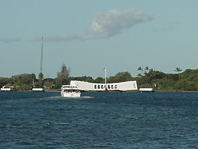 View of the Arizona Memorial