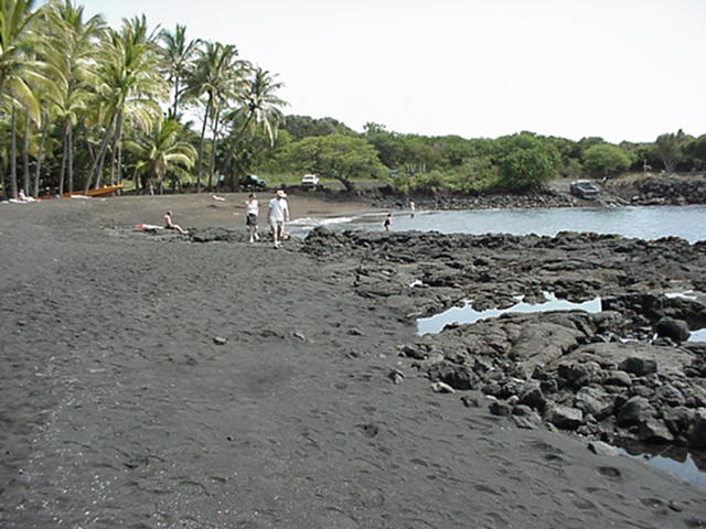 This was really cool.  One of the rare black sand beaches in the world. It's something you just have to see in person to appreciate.