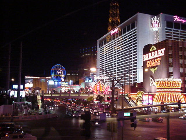 There's the hotel I stayed at, the Flamingo